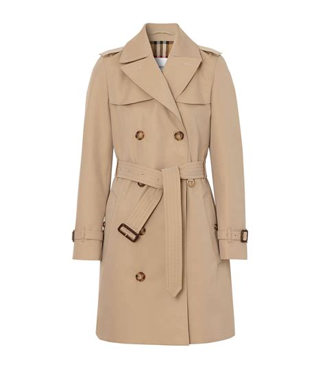 Womens Burberry neutrals The Short Islington Trench Coat